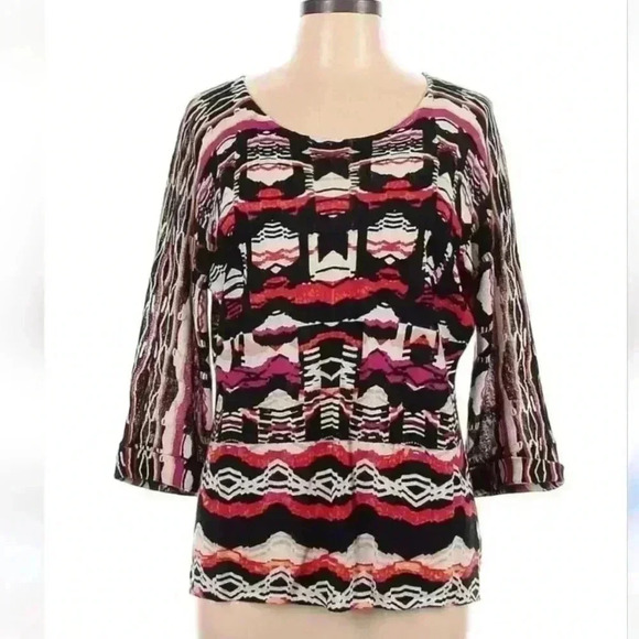 5/$25 Zozo size large women's vibrant top - Picture 9 of 9